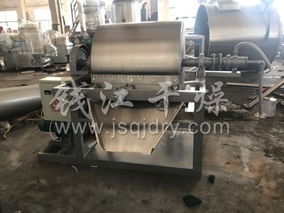 湖北某饲料公司订购的HG800X800型滚筒刮板干燥机制作完毕