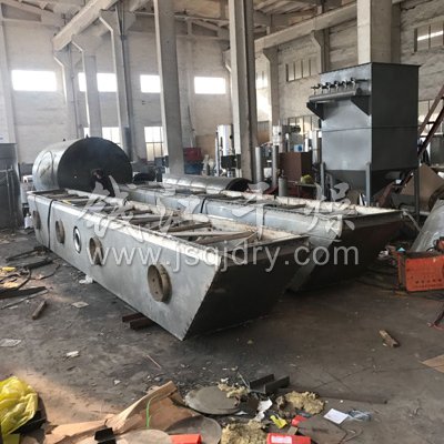 重庆某公司定的2套振动流化床干燥机正在有序制作中！