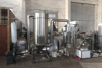 山东青岛某饲料公司订购的40B粉碎机组连续粉碎机制作完成