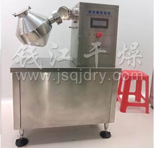 缅甸仰光小型沸腾制粒机、实验室混合机、压片机等设备指导安装调试现场