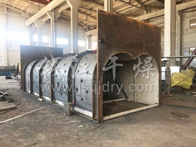 大型污泥用空心桨叶干燥机制作中