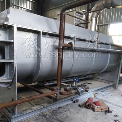 空心桨叶干燥机使用客户安装现场