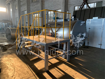 ^科学院定制的耙式加热发酵系统今日完成！