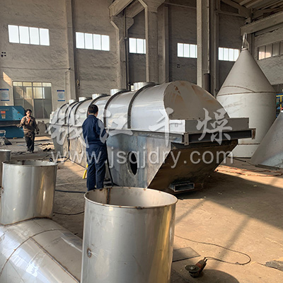 钱江干燥ZLG1.2X10振动流化床干燥机制作中